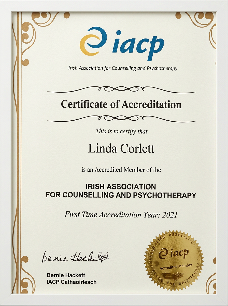 IACP Accreditation Certificate — Linda Corlett